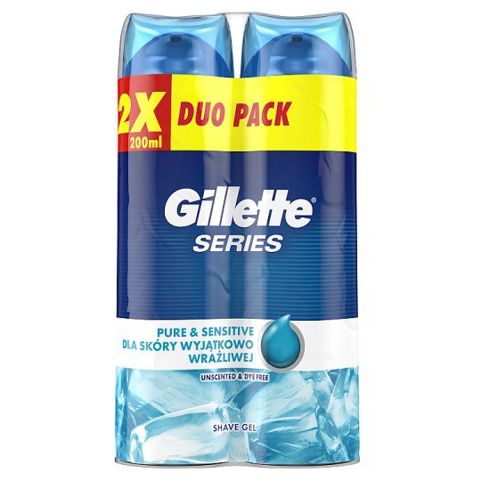 Gillette Duo gel na holení Series 2x200m | Kosmetické a dentální výrobky - Pánská kosmetika - Přípravky na holení Gillette Duo gel na holení Series 2x200m | Kosmetické a dentální výrobky - Pánská kosmetika - Přípravky na holení